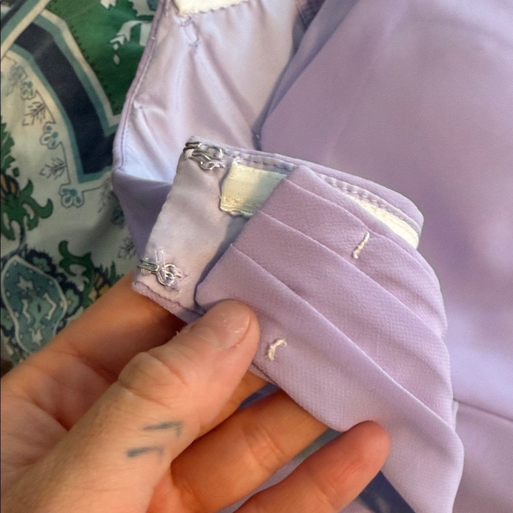 Azazie lilac chiffon dress - Picture 12 of 15